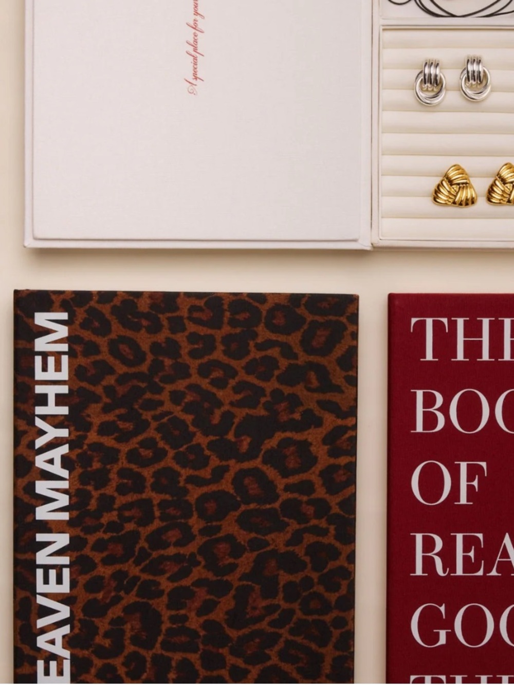 Heaven Mayhem Leopard Book Jewelry Storage